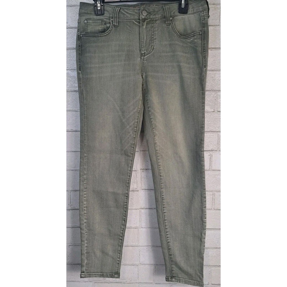 Body Sculpt by Celebrity Pink Jeans Junior Size 11/30 Mid Rise Ankle Skinny Gray